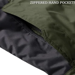 Kefitevd Herren Winterjacke Wasserdicht Warm Gefüttert Skijacke Outdoor