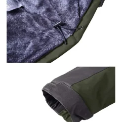 Kefitevd Herren Winterjacke Wasserdicht Warm Gefüttert Skijacke Outdoor