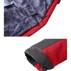 Kefitevd Herren Winterjacke Wasserdicht Warm Gefüttert Skijacke Outdoor