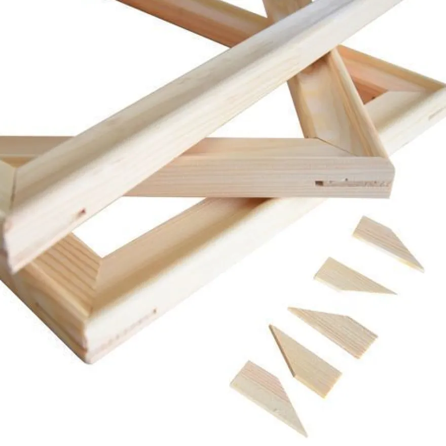 Keilrahmen Holzleisten Set 150 bis 100 cm ohne Leinwand