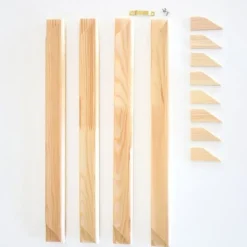 Keilrahmen Holzleisten Set 120 bis 90 cm ohne Leinwand