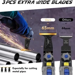 KELIN 16tlg Titan-Beschichtete Multitool Sägeblätter für OIS Werkzeuge (Nicht