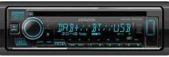 Kenwood 1-DIN Receiver Autoradio DAB+ CD Bluetooth für Fiat Brava 1995-2001