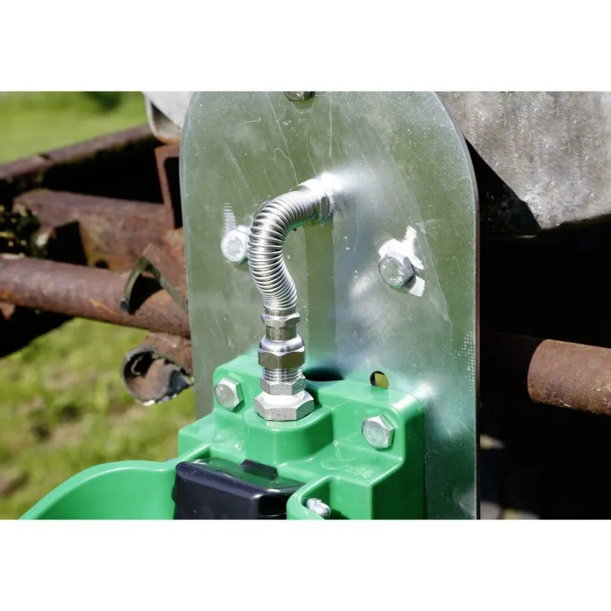 KERBL Tr?nkebecken Kunststoff KN50 mit Adapterplatte f?r Weidefassanbau