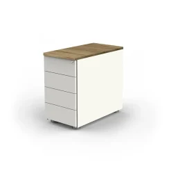 Kerkmann Büro Anstell-Container MOVE3 / MOVE2 (B)43x(T)80x(H)72-76 höheneinstellbar