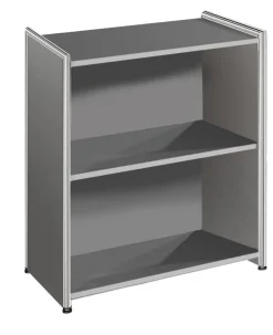 Kerkmann Büroschrank Regal Artline 2 OH 80x38x78 cm Chrom