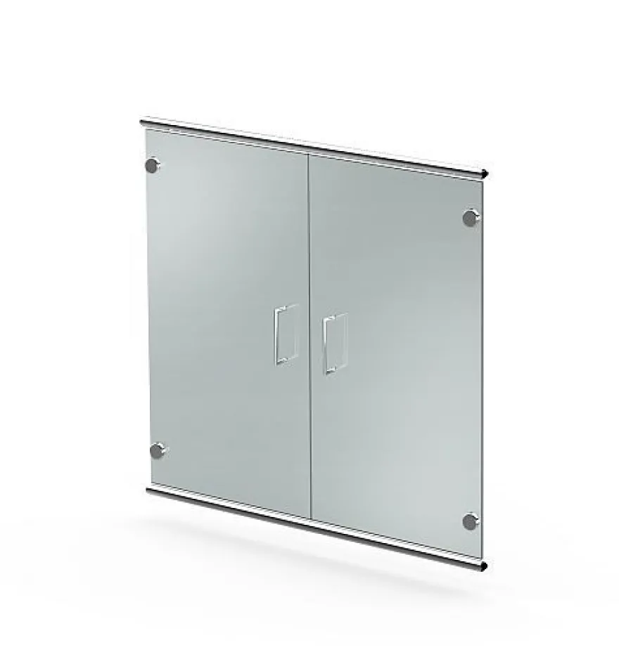 Kerkmann Büroschrank Regal Artline 2 OH 80x38x78 cm Chrom