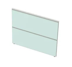 Kerkmann Design-Theke Theke Atlantis Glas 1-seitig schräg rechts (B)2410x(T)1700x(