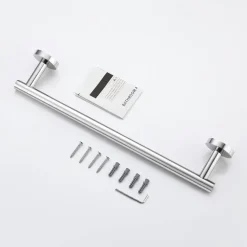 KES Handtuchhalter 40 cm Edelstahl SUS 304 poliert, Wandmontage