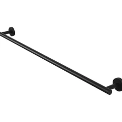 KES Handtuchhalter Schwarz 80 cm Edelstahl SUS 304 Badetuchhalter Wandmontage