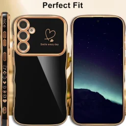 Keteen Handyhülle für Samsung Galaxy A15 5G, Mädchen Niedliche lockige Wellen