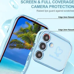 Keteen Handyhülle für Samsung Galaxy A55 5G, Mädchen Niedliche lockige Wellen