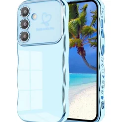 Keteen Handyhülle für Samsung Galaxy A55 5G, Mädchen Niedliche lockige Wellen