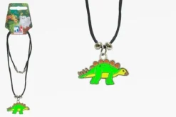 1 Kette Dinosaurier Tier Emaille Anhänger Modeschmuck Ketten emailliert Schmuck Dinos