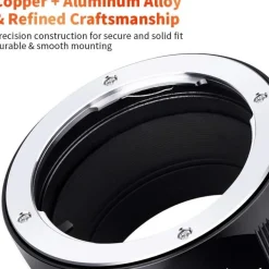 K&F Concept Adapterring für Olympus OM Objektive an Sony E Kameras (Manueller