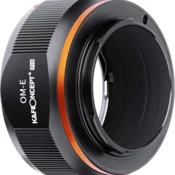 K&F Concept Adapterring für Olympus OM Objektive an Sony E Kameras (Manueller