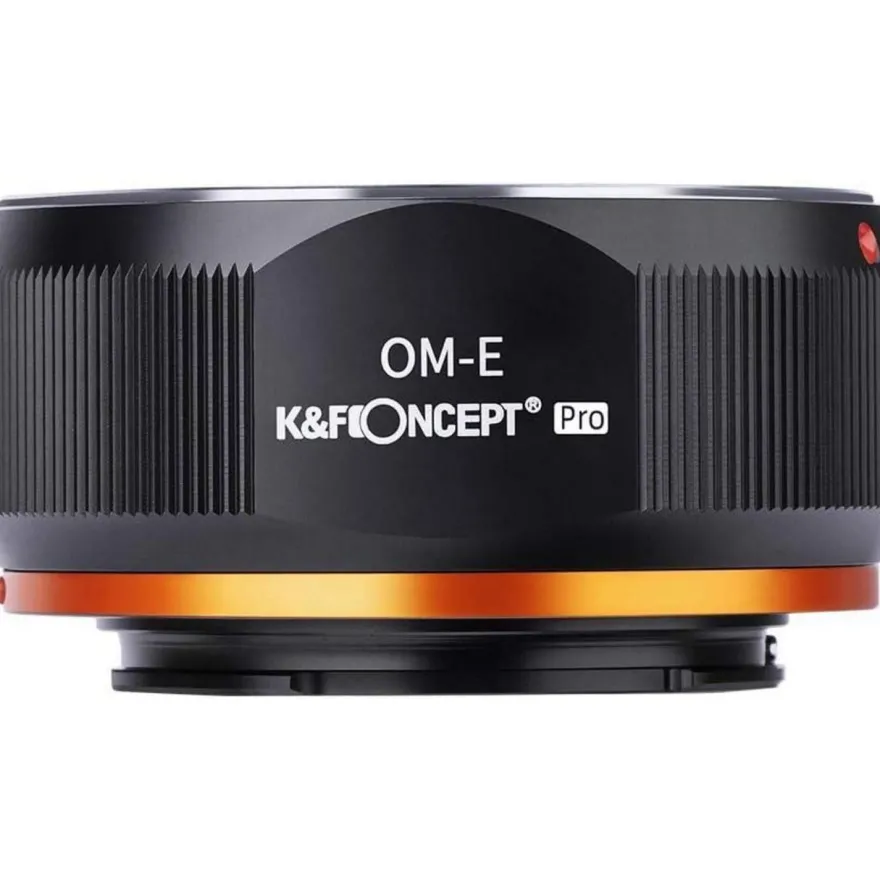 K&F Concept Adapterring für Olympus OM Objektive an Sony E Kameras (Manueller