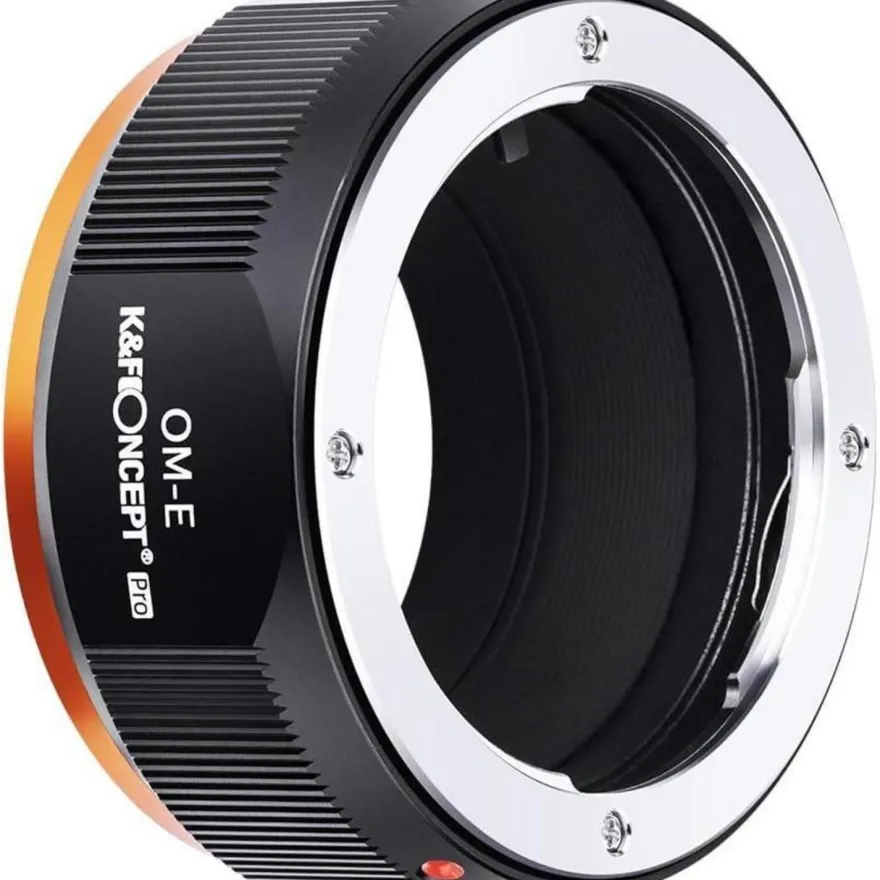 K&F Concept Adapterring für Olympus OM Objektive an Sony E Kameras (Manueller