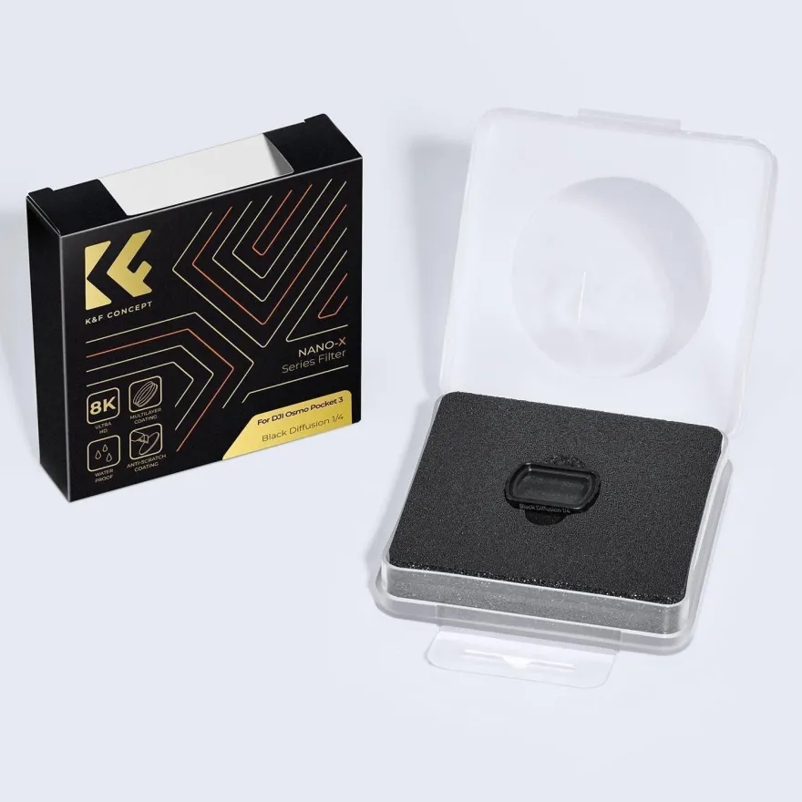 K&F Concept Black Mist 1/4 Filter magnetisch für DJI Osmo Pocket 3