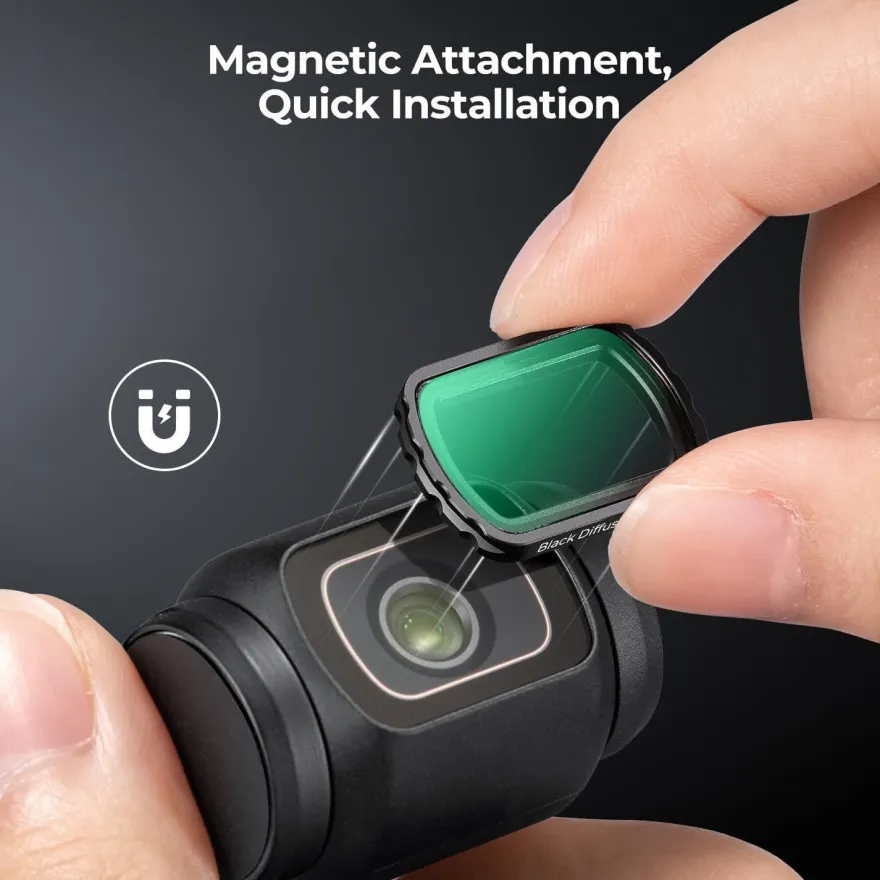 K&F Concept Black Mist 1/4 Filter magnetisch für DJI Osmo Pocket 3