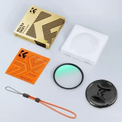 K&F Concept D-Serie 62MM MCUV Pro UV-Schutzfilter, Slim, Mehrschichtvergütung