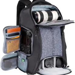 K&F Concept Kamerarucksack wasserdicht für Canon Nikon Sony Spiegelreflexkameras
