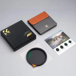 K&F Concept 52mm Black Mist 1/4 & Variable ND2-ND32 2-in-1 Multifunktionsfilter