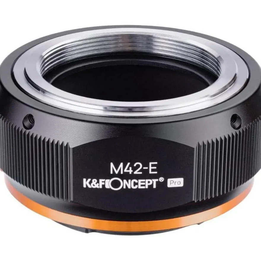 K&F Concept M10105 M42-NEX Hochpräziser Objektivadapter für Sony NEX E-Mount