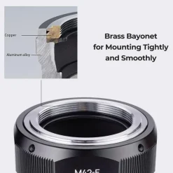 K&F Concept M10105 M42-NEX Hochpräziser Objektivadapter für Sony NEX E-Mount