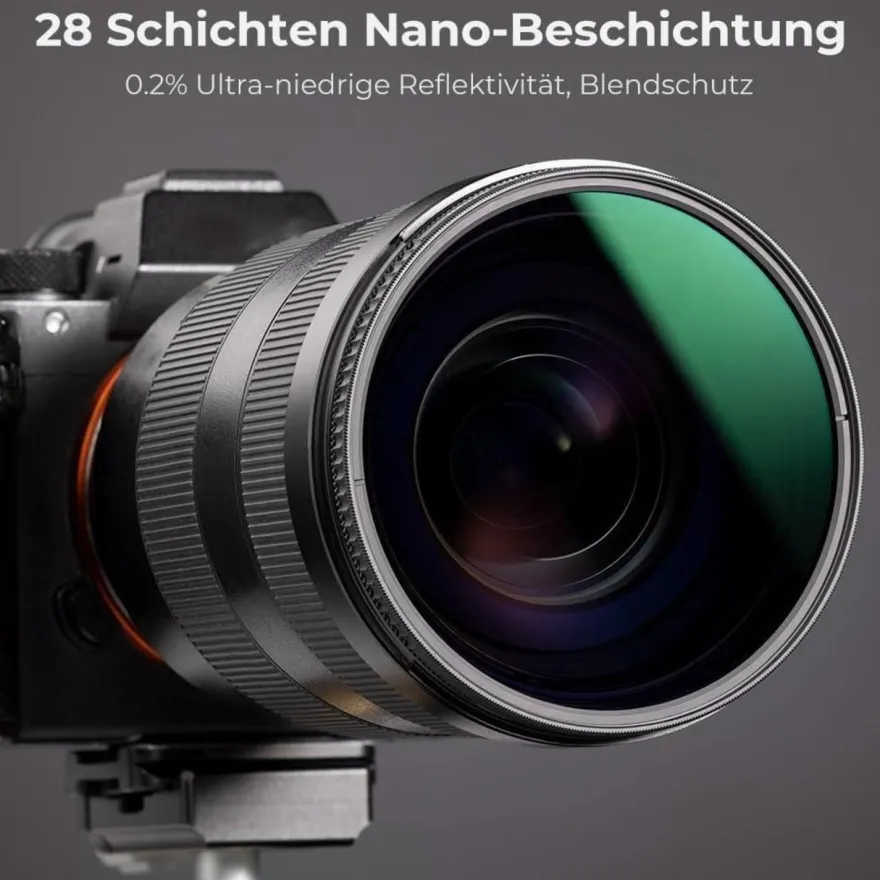 K&F Concept Nano X-Serie 67mm CPL Polarisationsfilter - MRC mit 28x Vergütung
