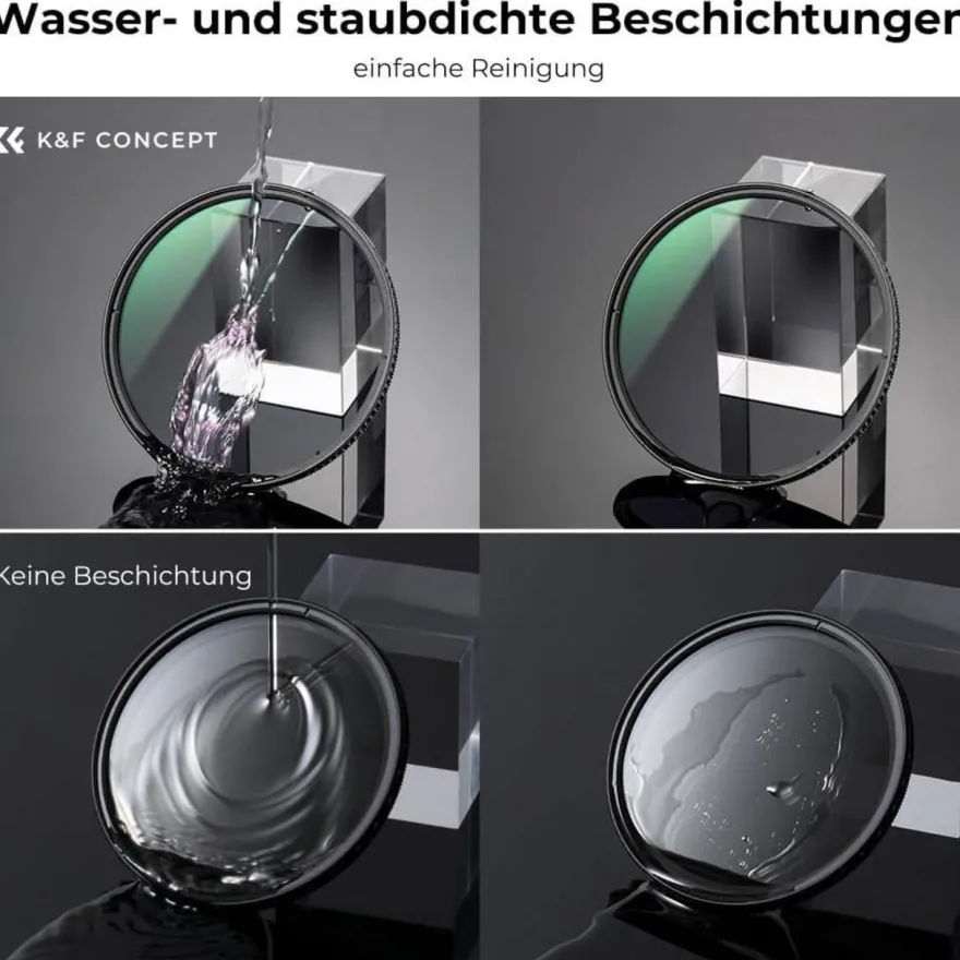 K&F Concept Nano X-Serie 67mm CPL Polarisationsfilter - MRC mit 28x Vergütung