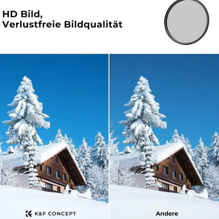 K&F Concept Nano X-Serie 67mm CPL Polarisationsfilter - MRC mit 28x Vergütung