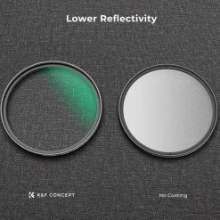 K&F Concept Nebel-Effekt Diffusionsfilter 72mm Mist Filter für Landschafts- und
