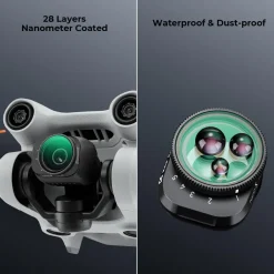 K&F Concept Variabler ND Filter ND2-ND32 (1-5 Stop) für DJI Mini 3 Pro / Mini 3