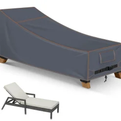 Khongoo Gartenliege Abdeckung 200x75x40/70cm, 420D Oxford, Wasserdicht
