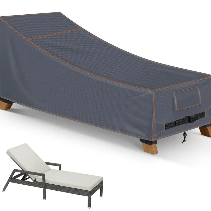 Khongoo Gartenliege Abdeckung 200x75x40/70cm, 420D Oxford, Wasserdicht
