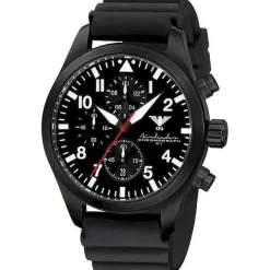 KHS - KHS. AIRBSC. DB - Armbanduhr - Herren - Quarz - Airleader Black Steel