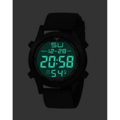KHS - KHS. PLABSD. SB - Armbanduhr - Platoon Black Steel Digital - Herren