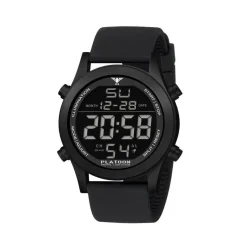 KHS - KHS. PLABSD. SB - Armbanduhr - Platoon Black Steel Digital - Herren