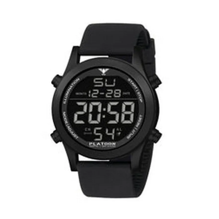 KHS - KHS. PLABSD. SB - Armbanduhr - Platoon Black Steel Digital - Herren
