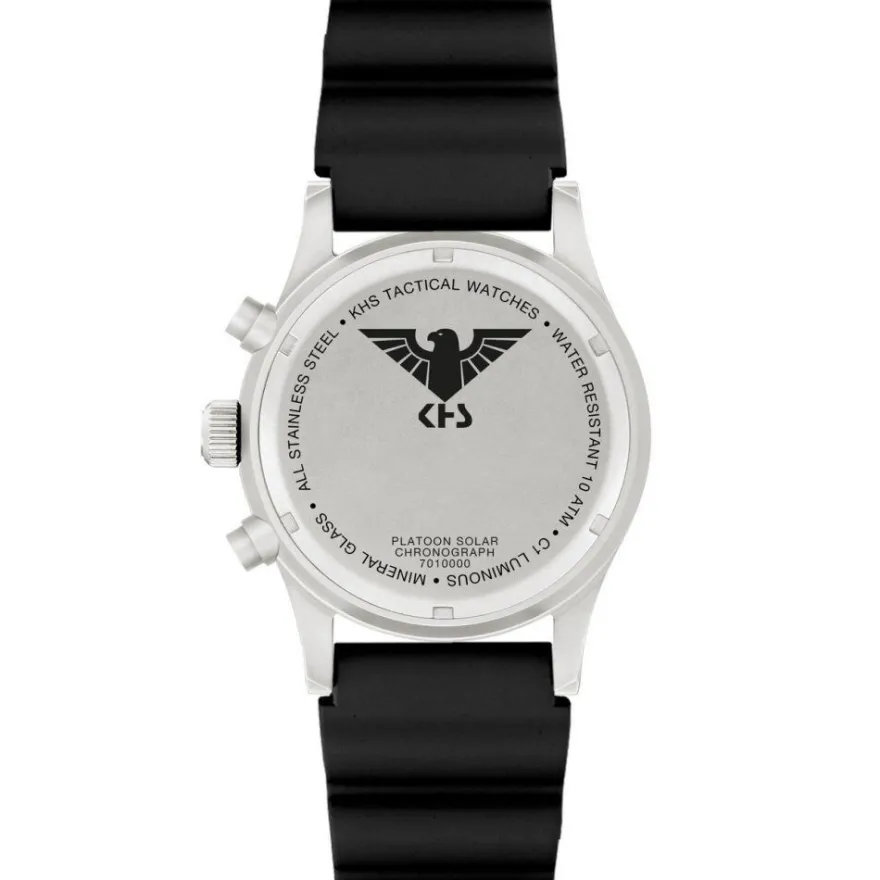 KHS - KHS. PLASSC. DB - Armbanduhr - Herren - Solar - Platoon Steel Solar Chronograph