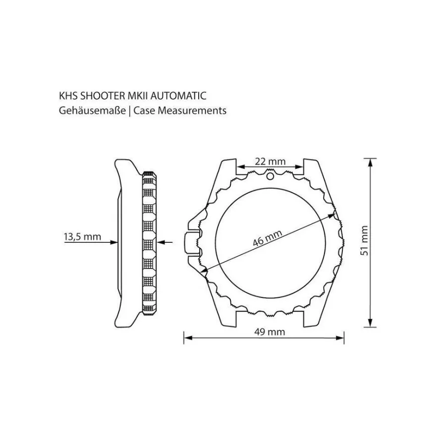 KHS - KHS. SH2AHC. NB - Armbanduhr - Herren - Automatik - Shooter MKII