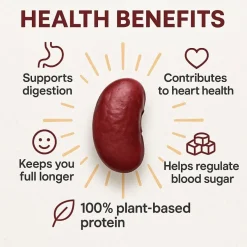 Kidneybohnen Rote Bohnen 5kg Getrocknet Vegan Protein Ballaststoffreich GiDeli