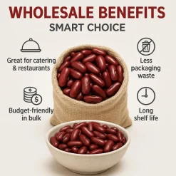 Kidneybohnen Rote Bohnen 5kg Getrocknet Vegan Protein Ballaststoffreich GiDeli