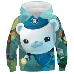 Kinder AC Octonauts Barnacles Hoody Peso Kwazii 3D Druck Pullover Warme Sweatshirts