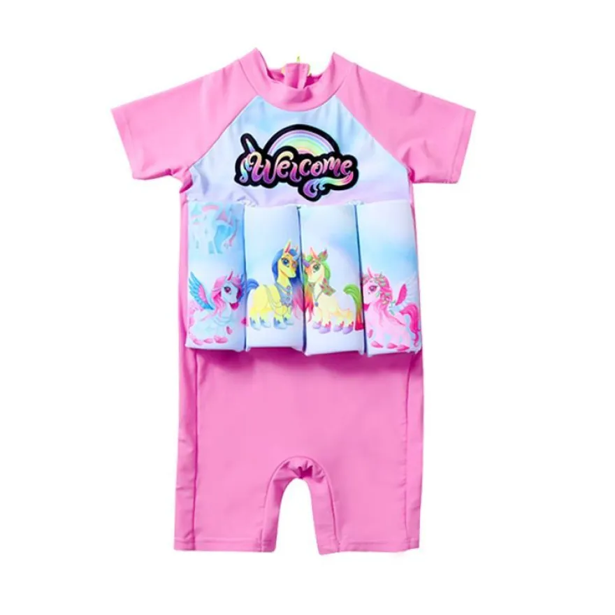 Kinder Batman Spider-Man McQueen Badeanzug Floatsuit Schwimmweste Sommer Bademode