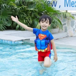 Kinder Batman Spider-Man McQueen Badeanzug Floatsuit Schwimmweste Sommer Bademode
