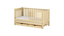 Kinderbett / Kinderbett KAJA - Weiß / Beige / Grau / Graphit - verschiedene Größen