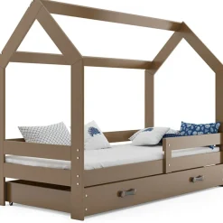 Kinderbett mit Schublade Hausbett Haus Holz Bettenkauf 160x80cm
