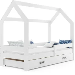Kinderbett mit Schublade Hausbett Haus Holz Bettenkauf 160x80cm